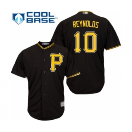 Youth Pittsburgh Pirates #10 Bryan Reynolds Authentic Grey Road Cool Base Baseball Player Jersey