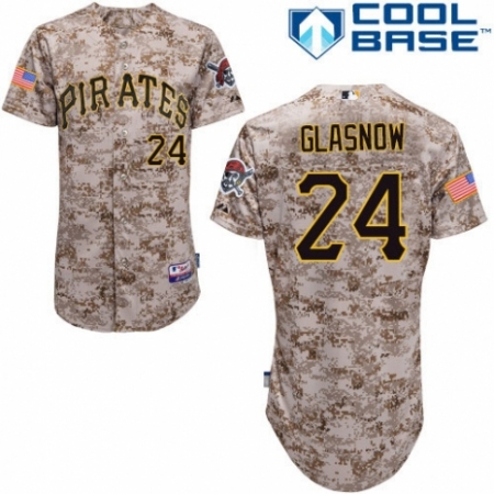 Men's Majestic Pittsburgh Pirates #24 Tyler Glasnow Authentic Camo Alternate Cool Base MLB Jersey
